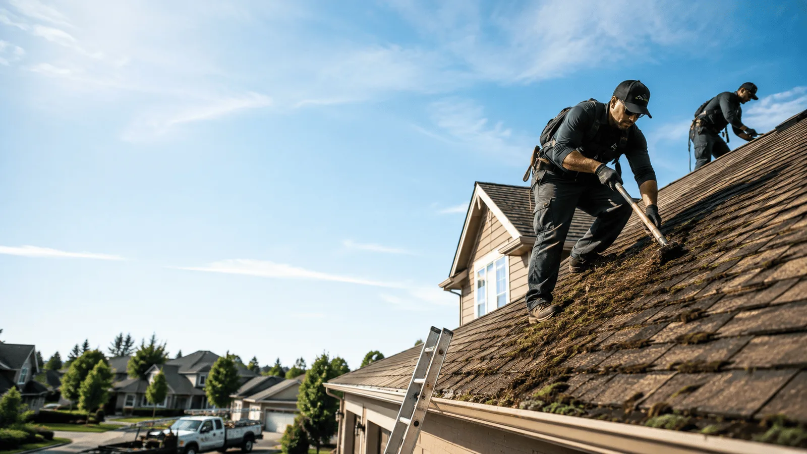 Roof Moss Removal in Macomb, OK near me